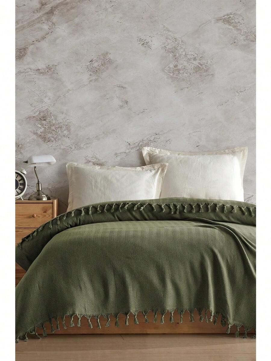 SHEIN ZIELONA NARZUTA NA ŁÓŻKO S07__200X230