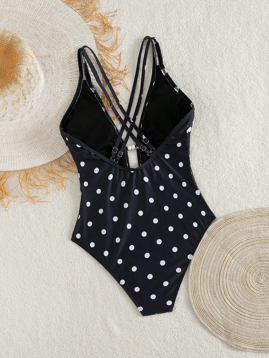 SHEIN JEDNOCZĘŚCIOWY STRÓJ KĄPIELOWY S09__S