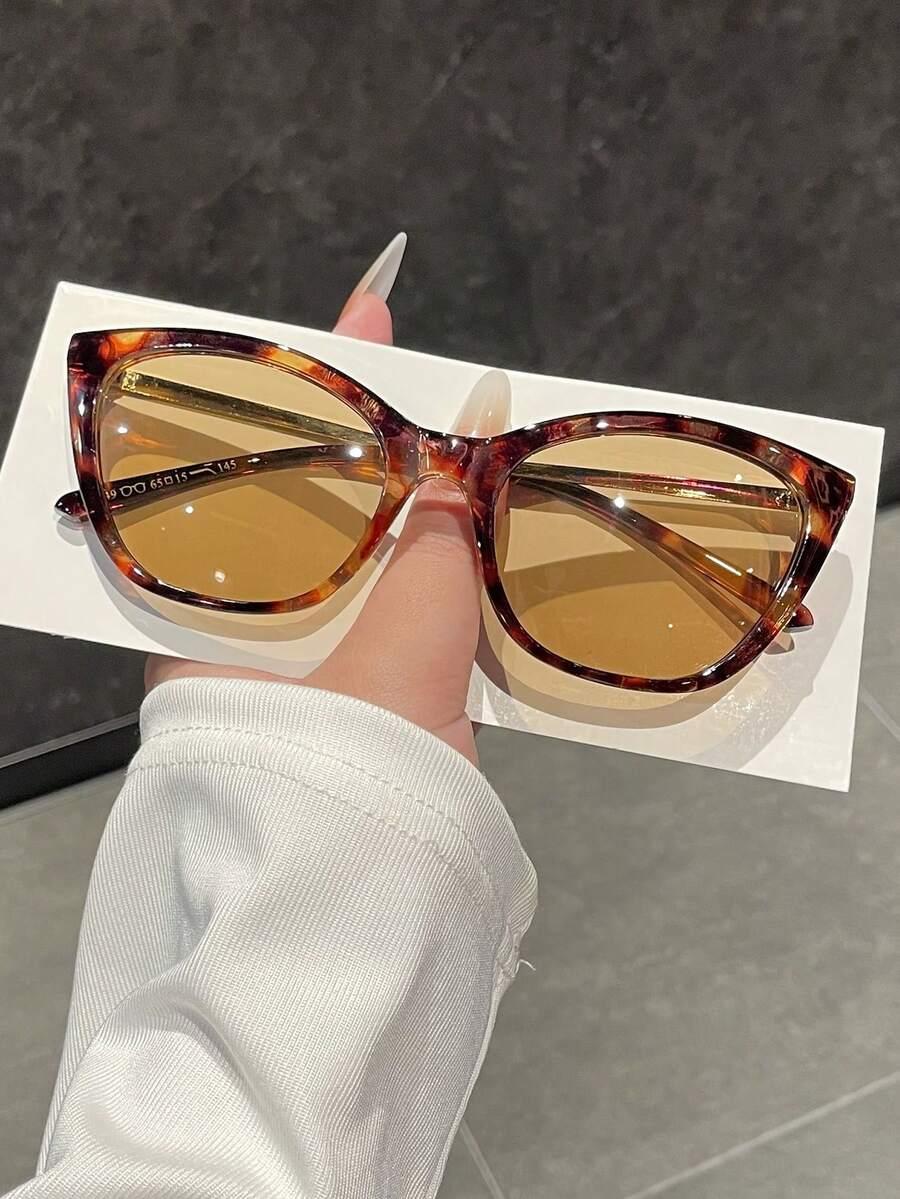 SHEIN OKULARY PRZECIWSŁONECZNE ANIMAL PRINT S07