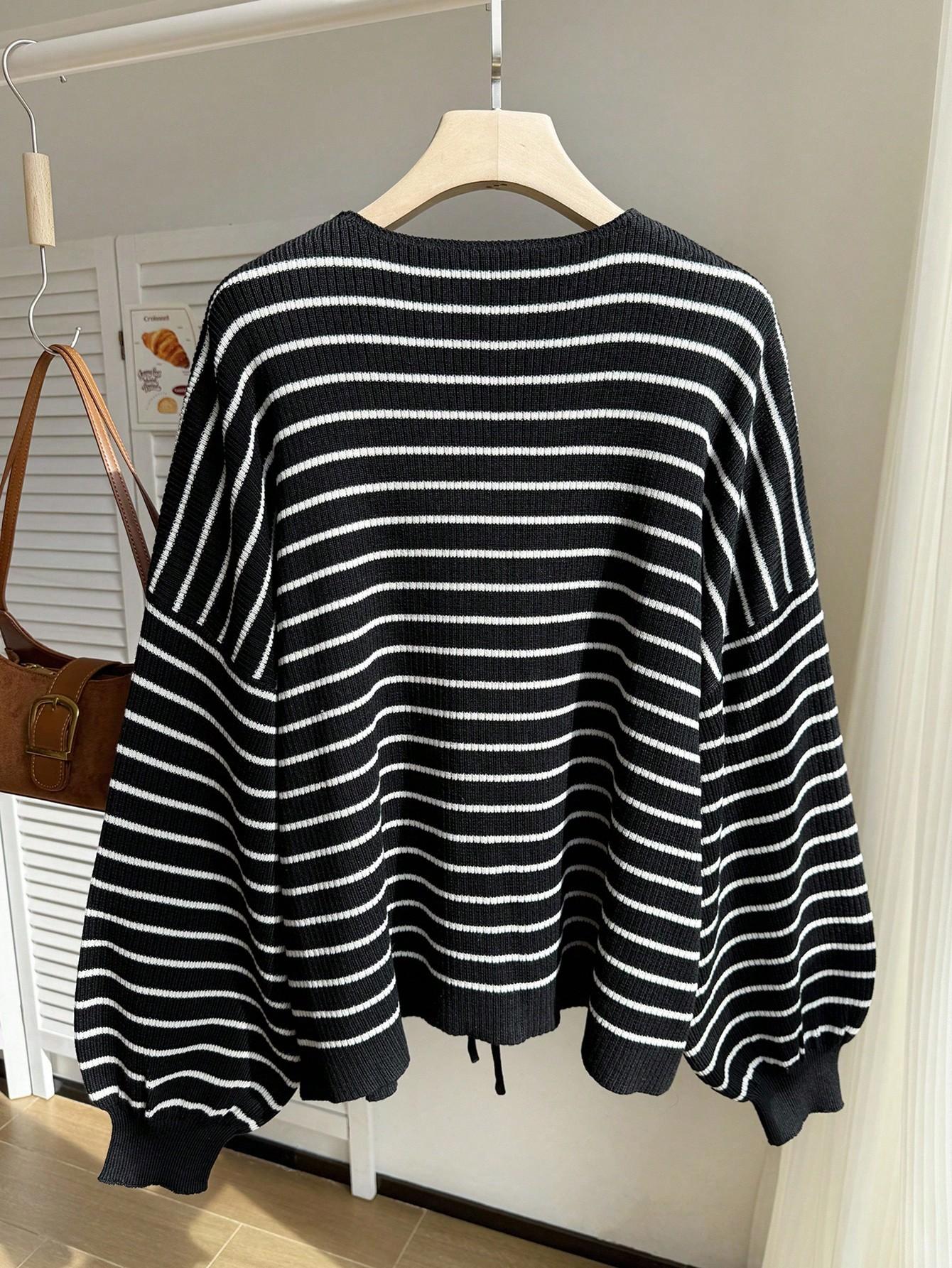 SHEIN WIĄZANY KARDIGAN PASKI S06__48