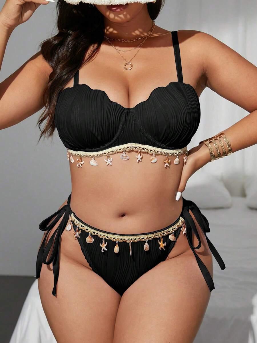 SHEIN DWUCZĘŚCIOWY STRÓJ KĄPIELOWY S09__48