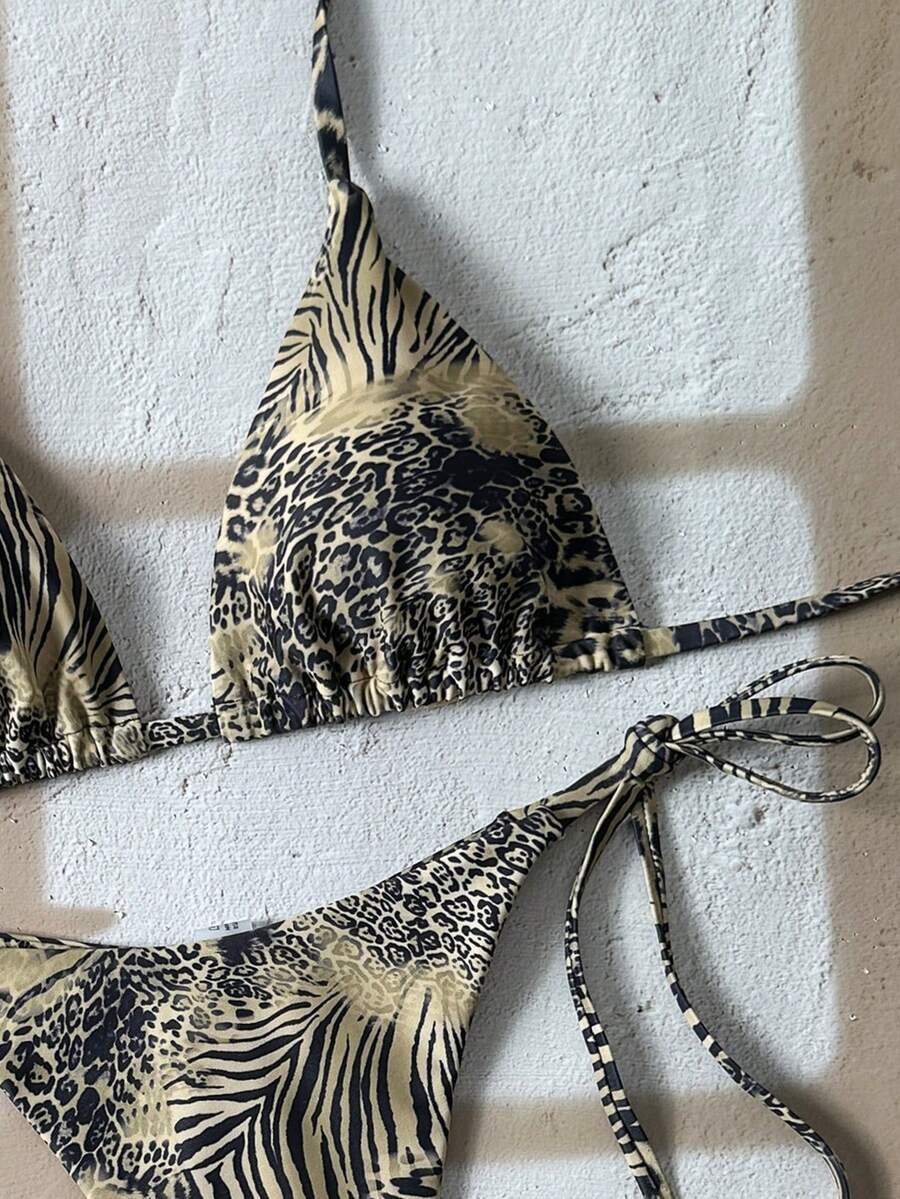 SWIM VCAY DWUCZĘŚCIOWY STRÓJ KĄPIELOWY ANIMAL PRINT S09__XS