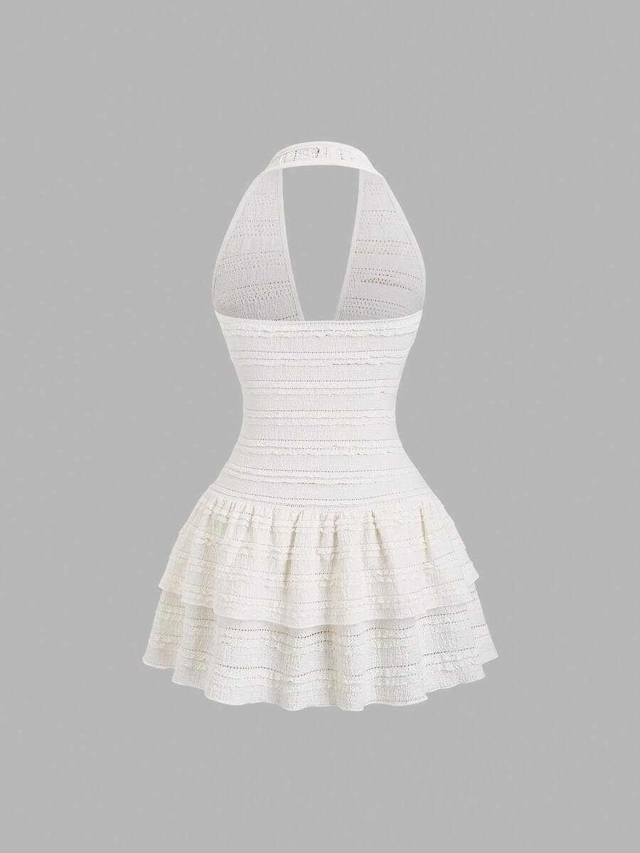 SHEIN BIAŁA MINI SUKIENKA S09__M