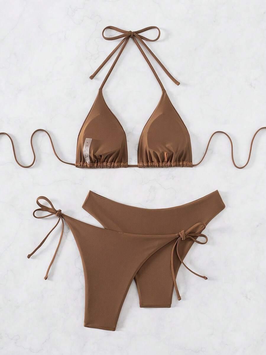 SHEIN DWUCZĘŚCIOWY KOSTIUM 2 PARY DOŁU OD BIKINI S09__M