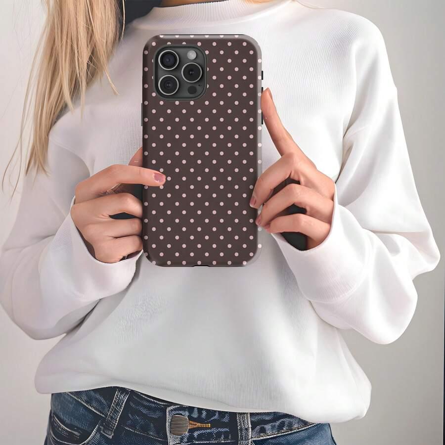 SHEIN BRĄZOWE ETUI NA TELEFON IPHONE 11 PRO MAX S07
