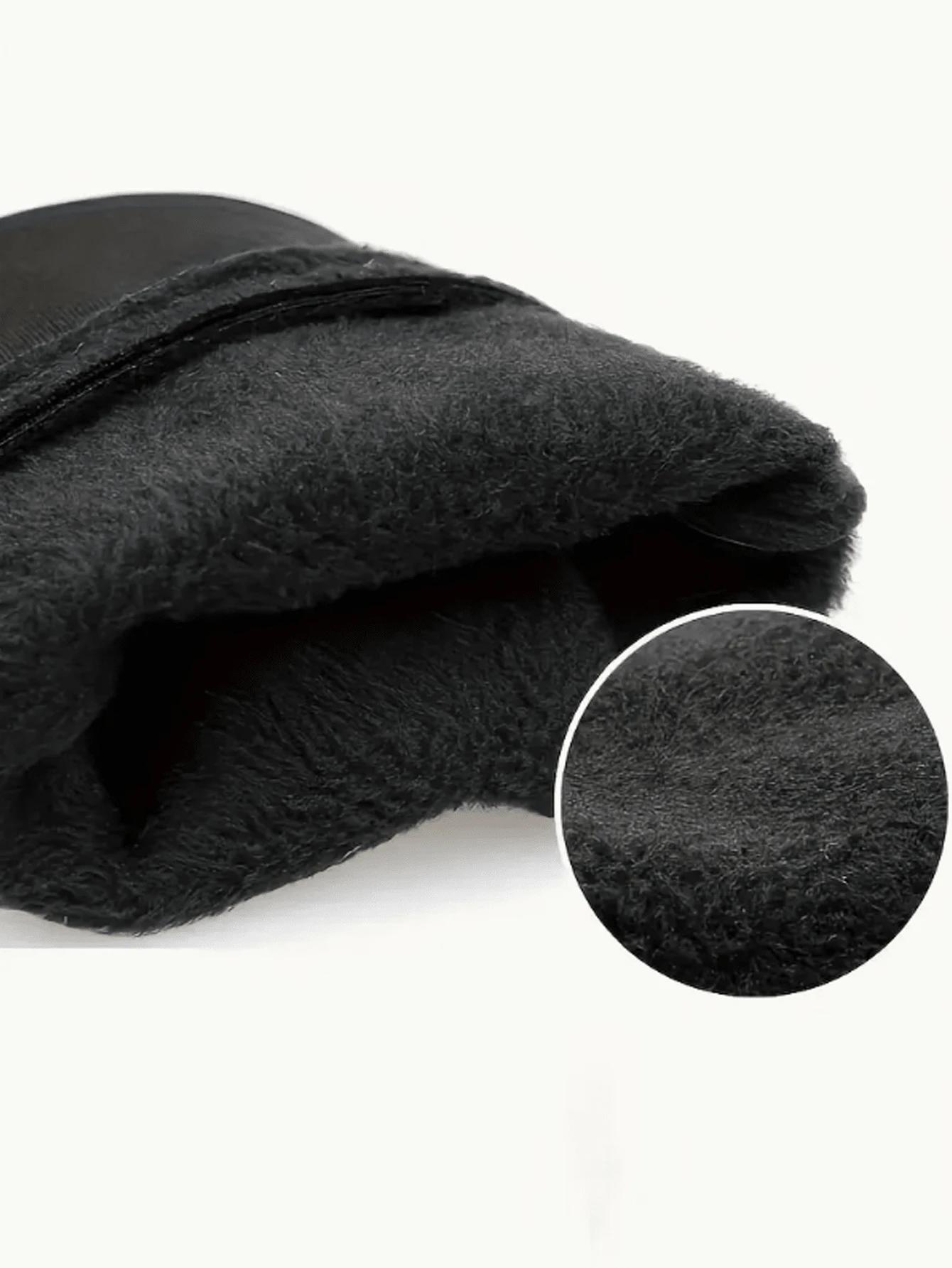 SHEIN CZARNE RĘKAWICZKI PIĘCIOPALCZASTE W01__XL