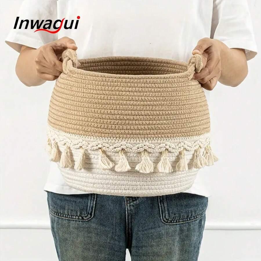 SHEIN KOSZYK DO PRZECHOWYWANIA S07__30X24CM