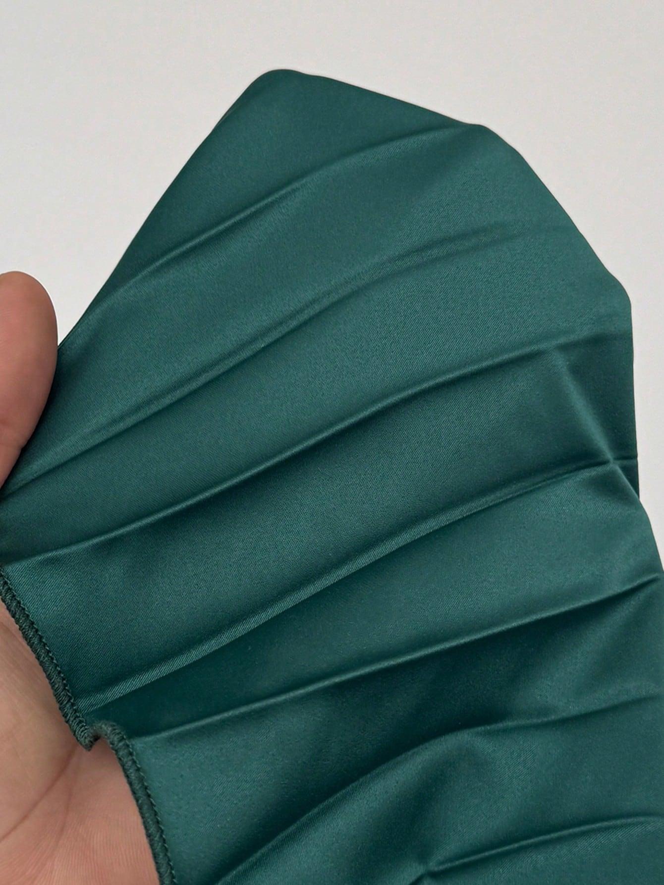 SHEIN ZIELONA PLISOWANA SUKIENKA S06__48