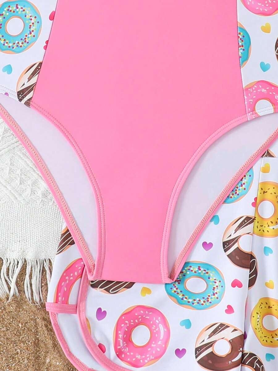 SHEIN JEDNOCZĘŚCIOWY STRÓJ KĄPIELOWY SPODENKI KOMPLET S09__146/152