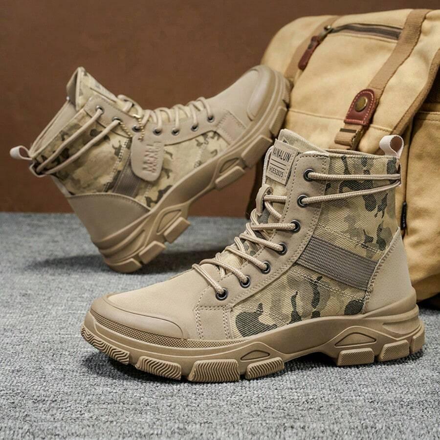 SHEIN BEŻOWE BUTY TREKKINGOWE W01__41