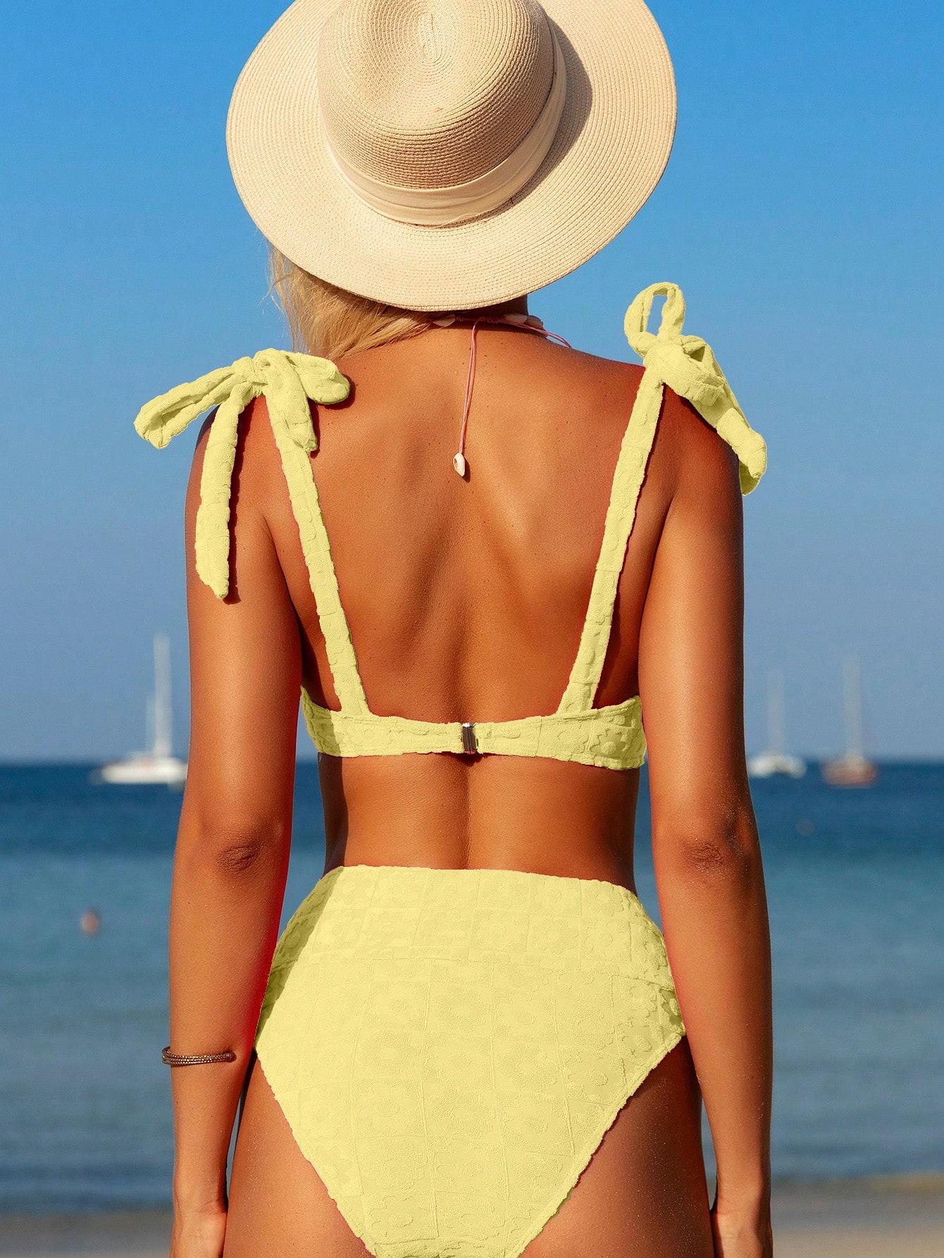 SHEIN DWUCZĘŚCIOWY STRÓJ KĄPIELOWY S09__XL