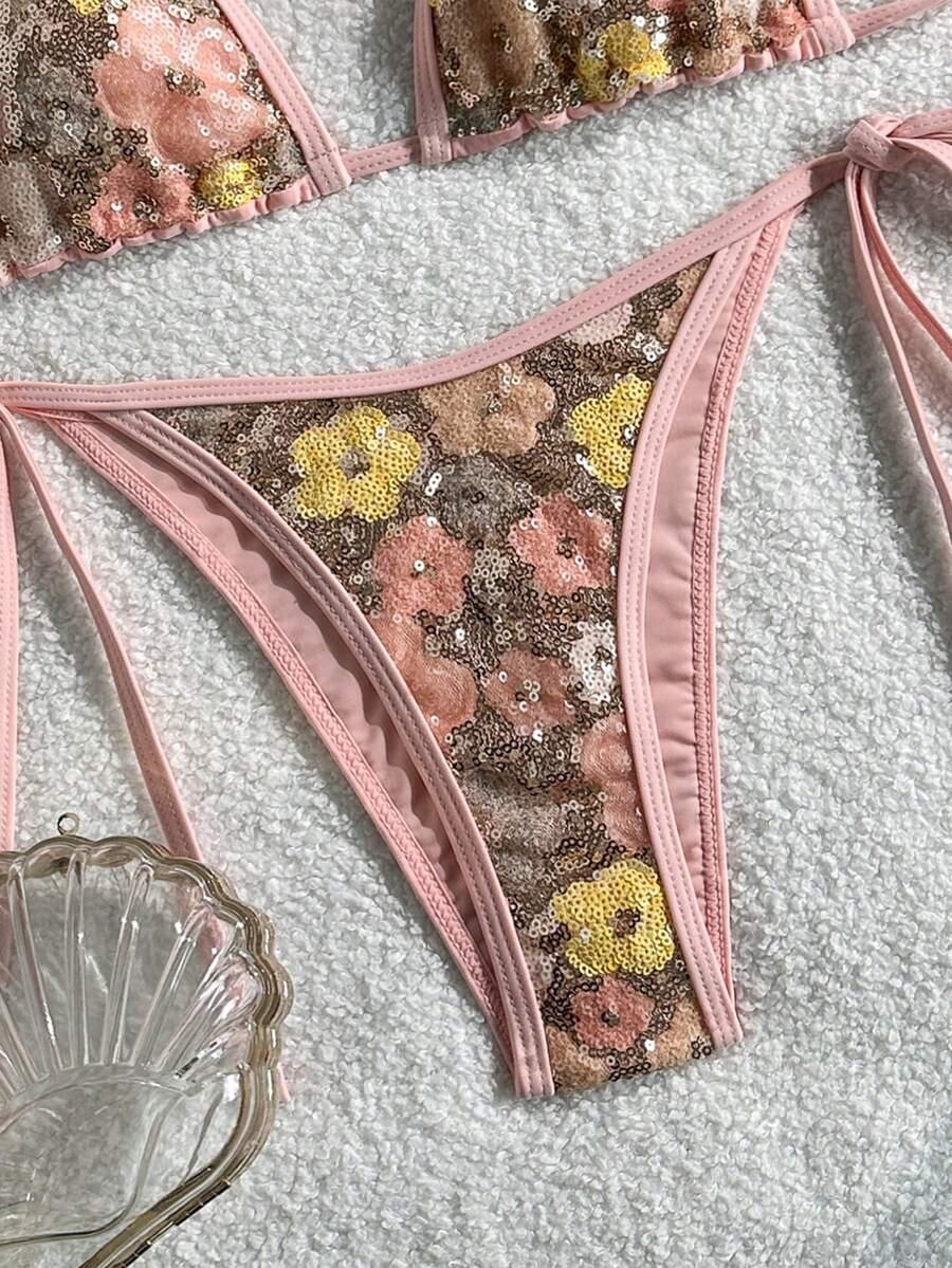 SHEIN DWUCZĘŚCIOWY STRÓJ KĄPIELOWY S09__M