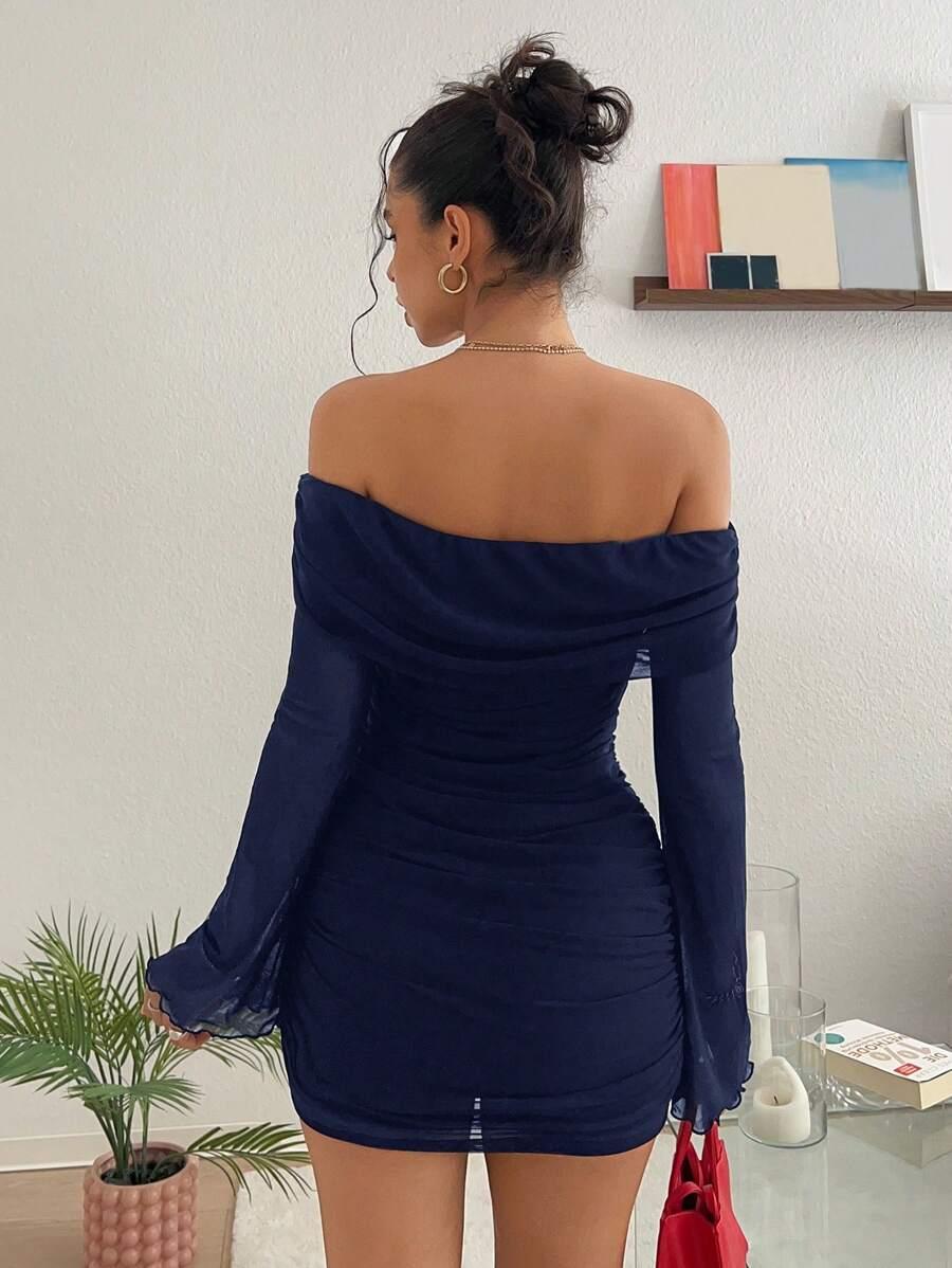 SHEIN NIEBIESKA MINI SUKIENKA S06__L