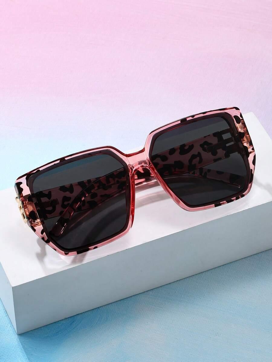 SHEIN OKULARY PRZECIWSŁONECZNE ANIMAL PRINT S07