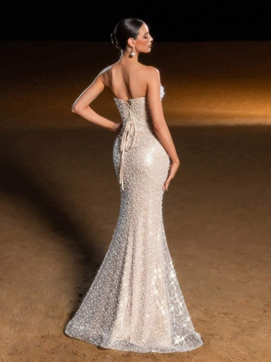 SHEIN MAXI SUKIENKA ZDOBIENIE S06__XL