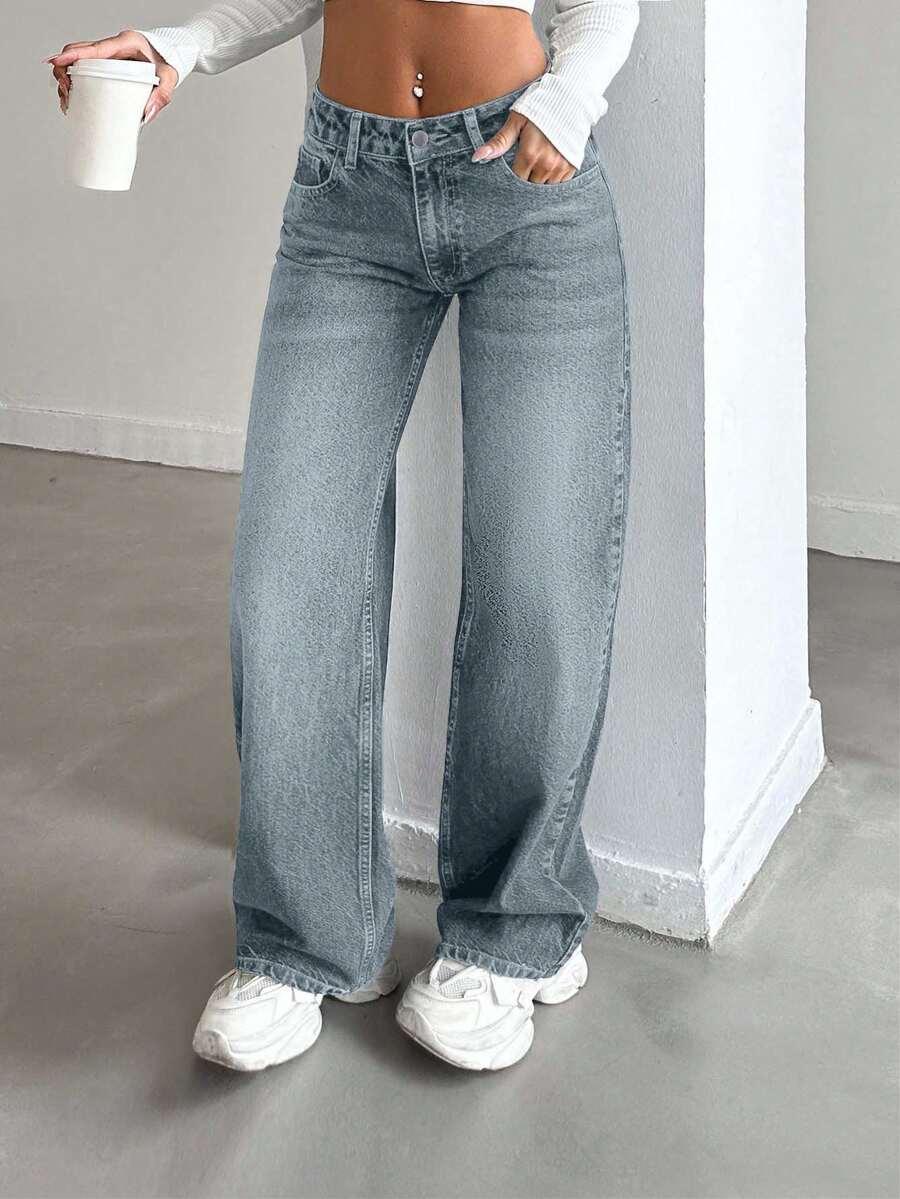 EURMUSE NIEBIESKIE SPODNIE JEANS S06__XXS