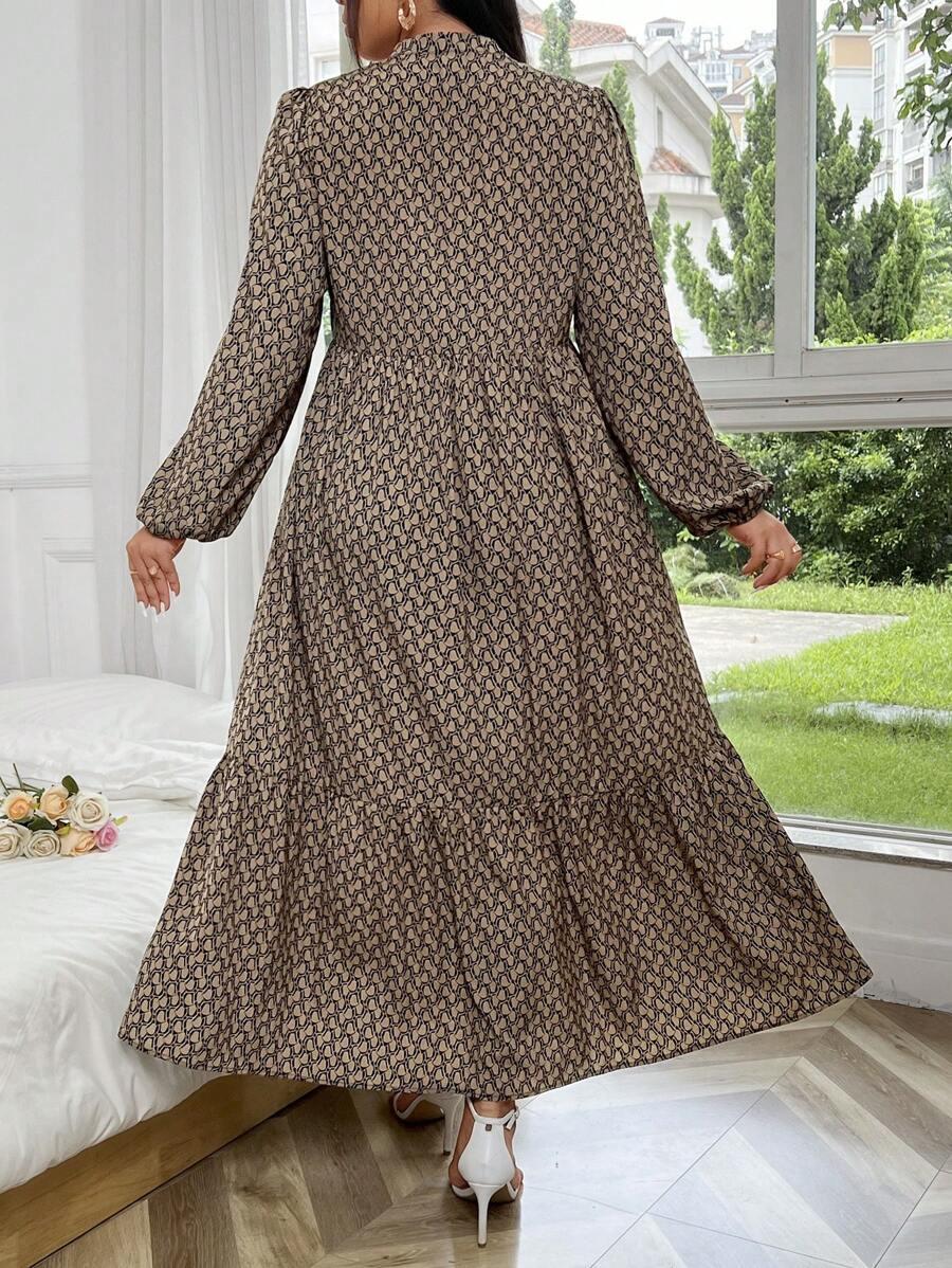 SHEIN SUKIENKA Z DŁUGIM RĘKAWEM S06__52
