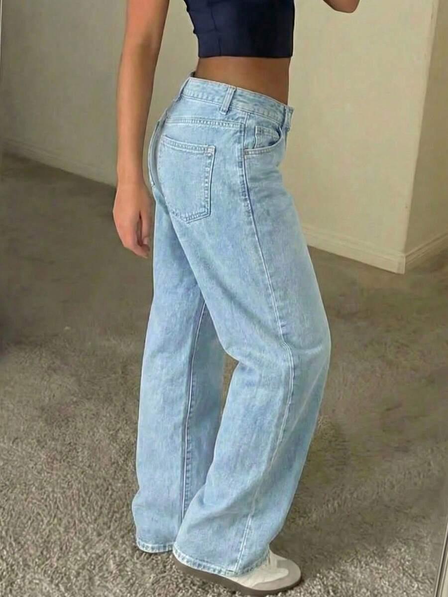 SHEIN NIEBIESKIE SPODNIE JEANS S06__M