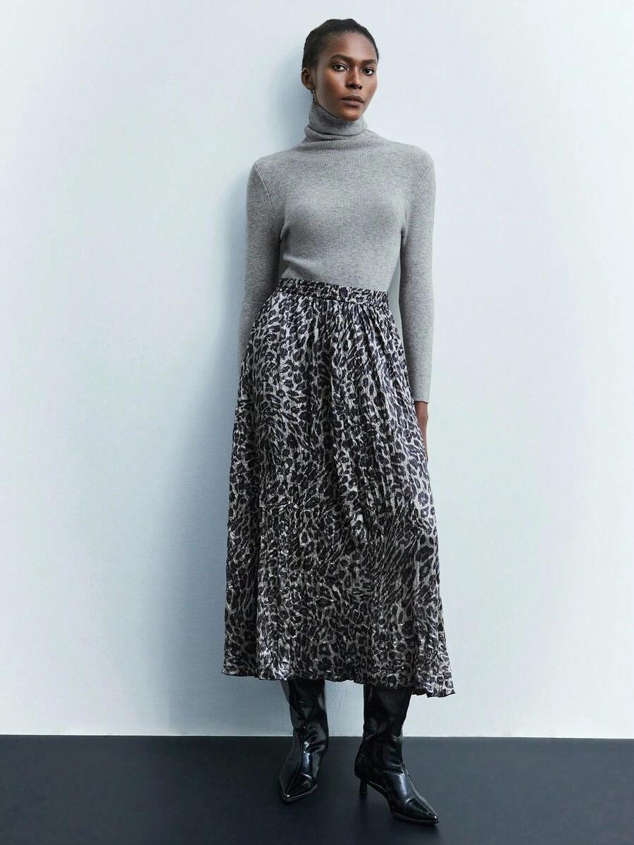 MAIJA SPÓDNICA ANIMAL PRINT S06__XS
