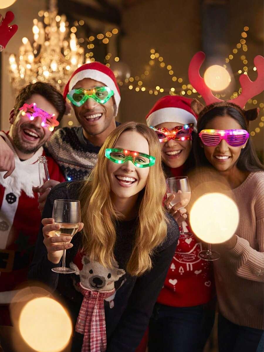 SHEIN OKULARY LED ŚWIECĄCE 2-PACK S07