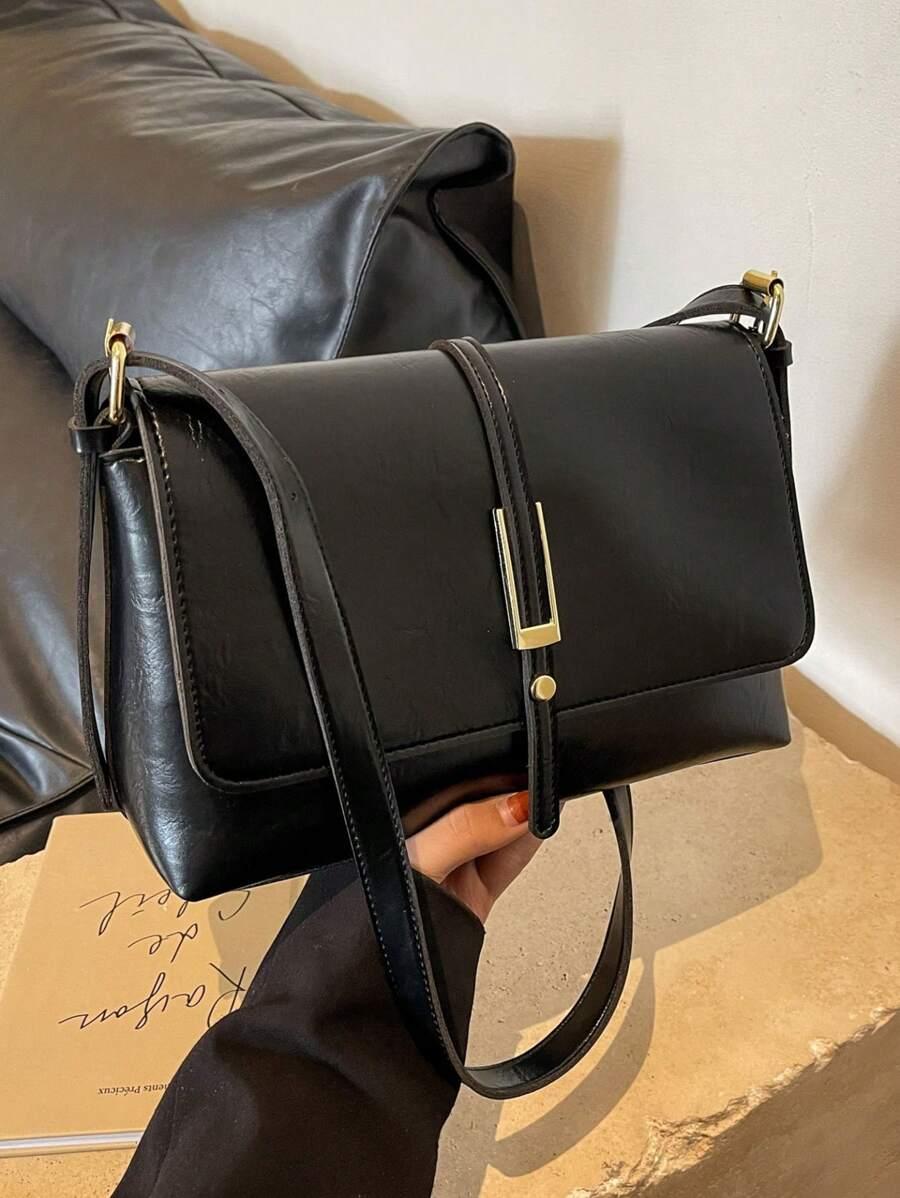 SHEIN CZARNA TOREBKA NA RAMIĘ S07__26X18
