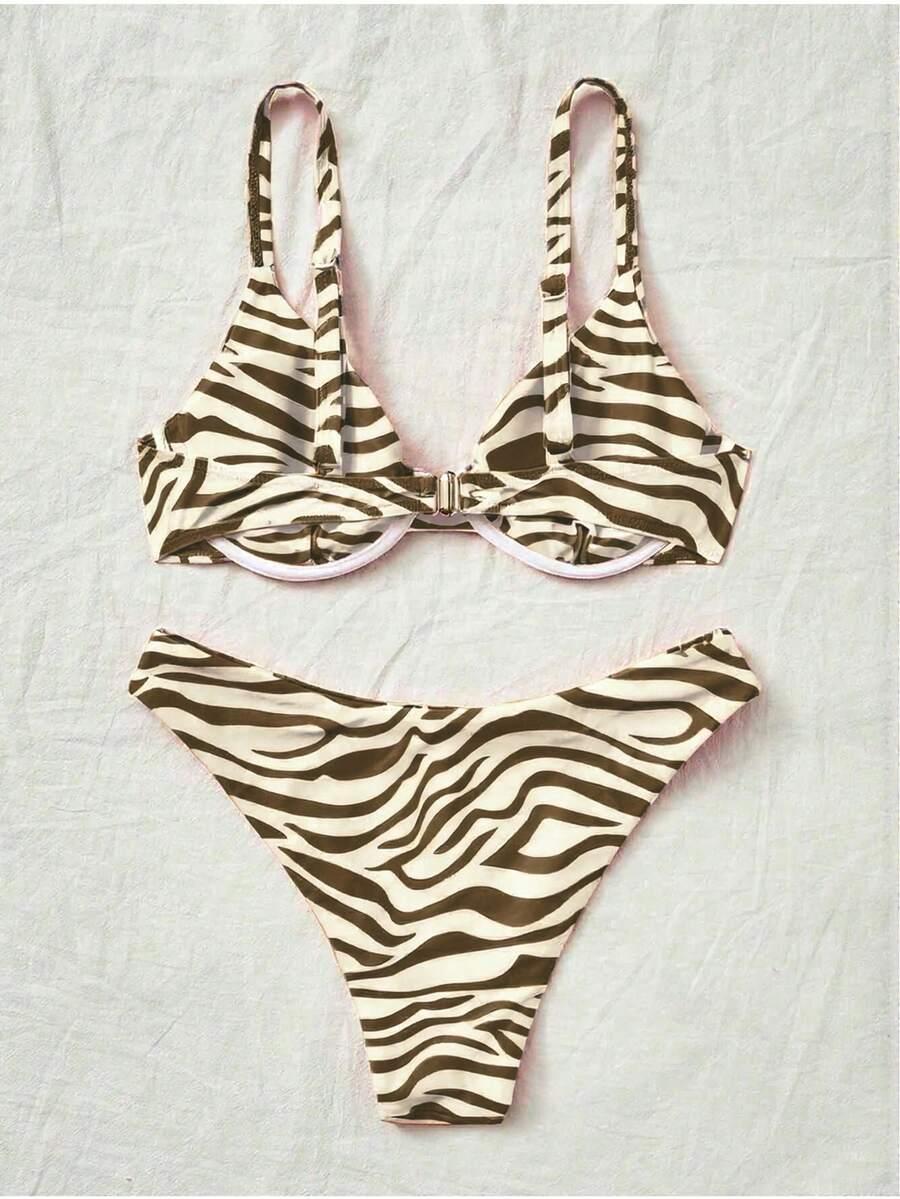 SWIM VCAY KOMPLET BIKINI ANIMAL PRINT S09__XXL