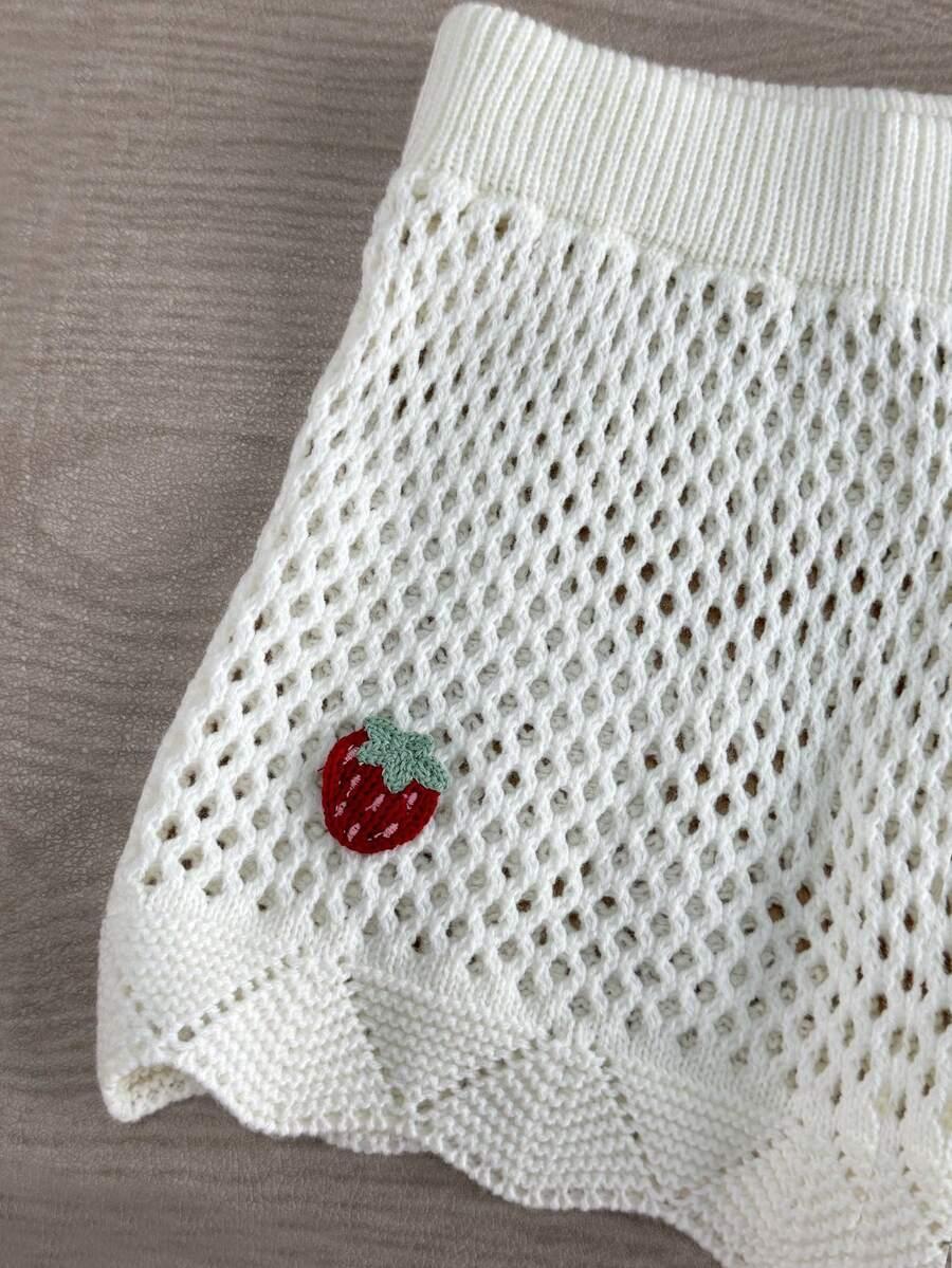 SHEIN BIAŁE PLAŻOWE SPODENKI S06__S