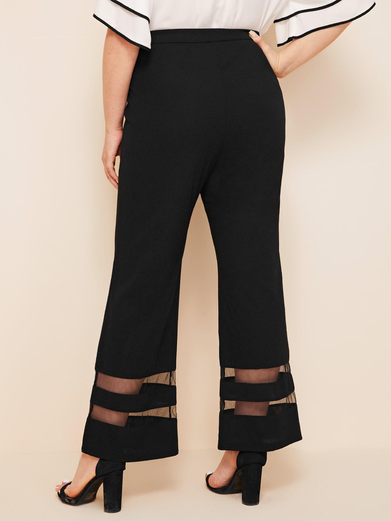 SHEIN CZARNE SPODNIE ZIP S06__XXL