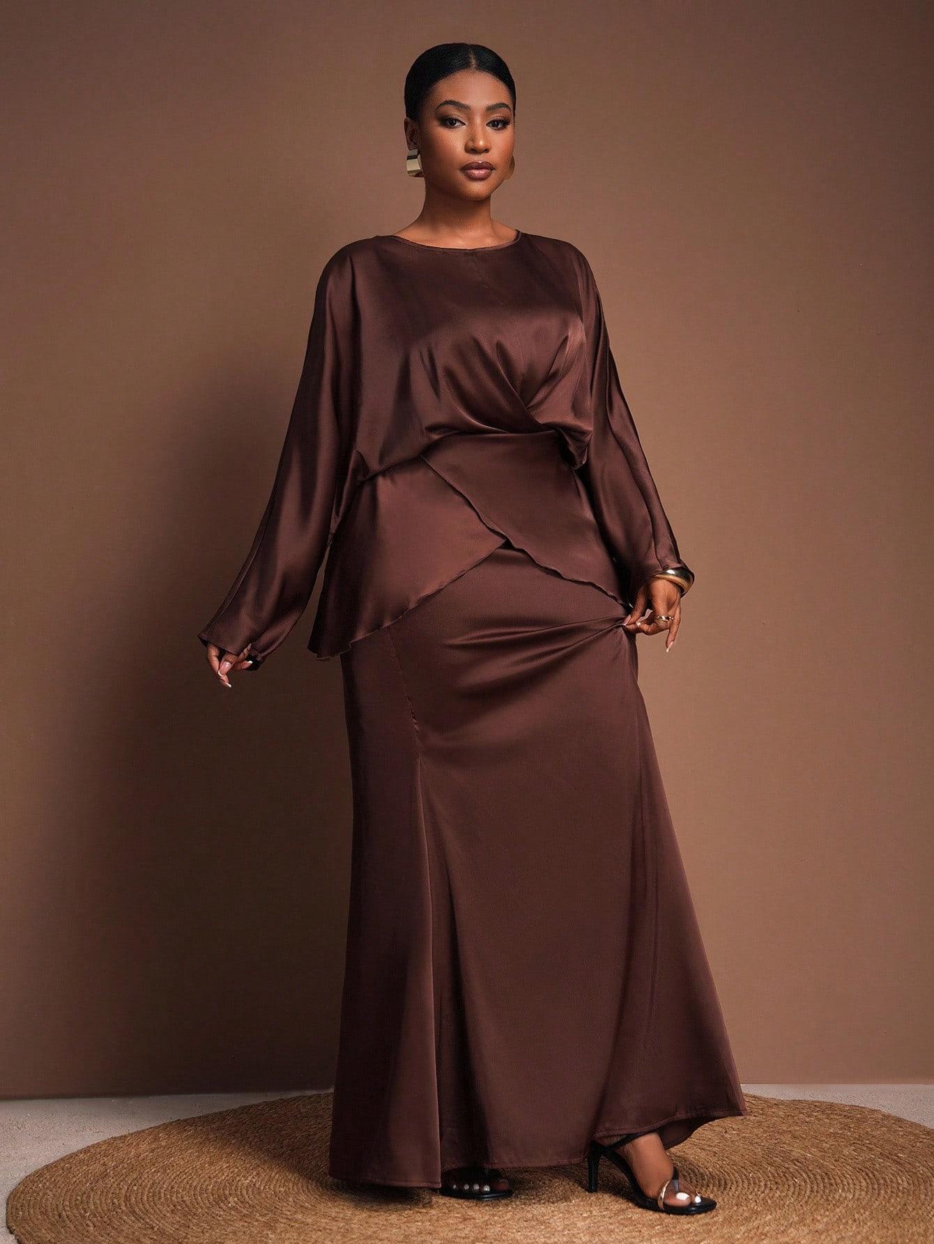 SHEIN BLUZKA SPÓDNICA KOMPLET S06__48