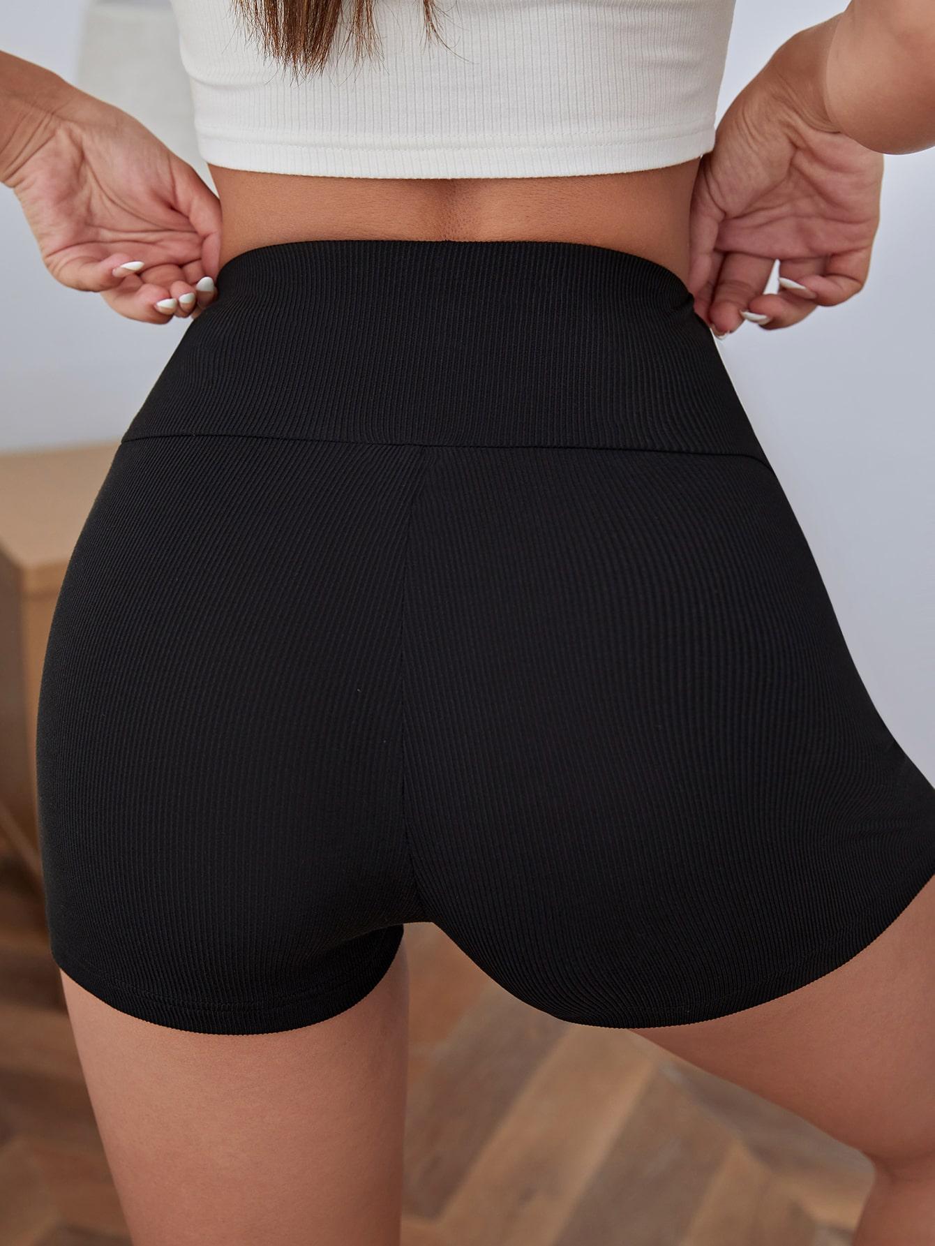 SHEIN CZARNE KRÓTKIE SPODENKI S06__M