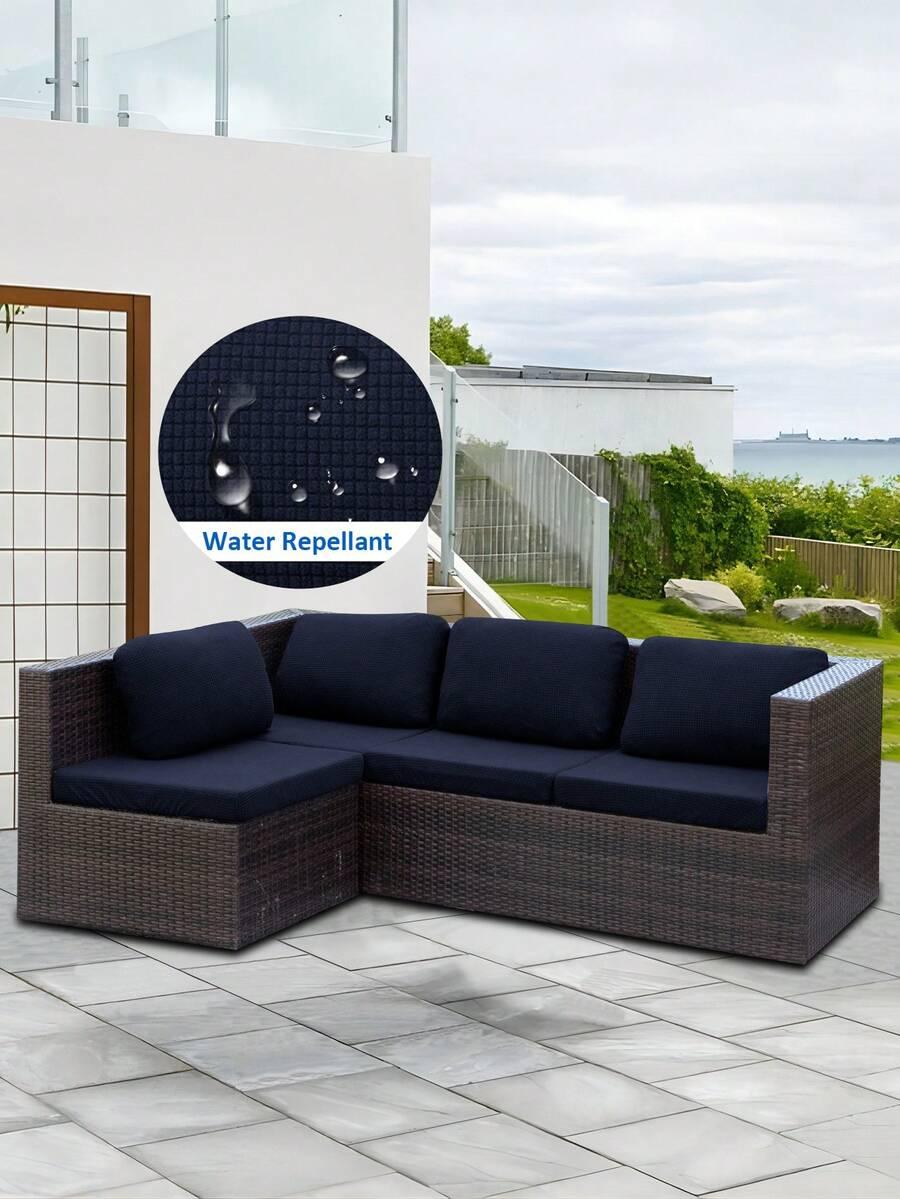 SHEIN GRANATOWY POKROWIEC NA SOFĘ S07__50-65