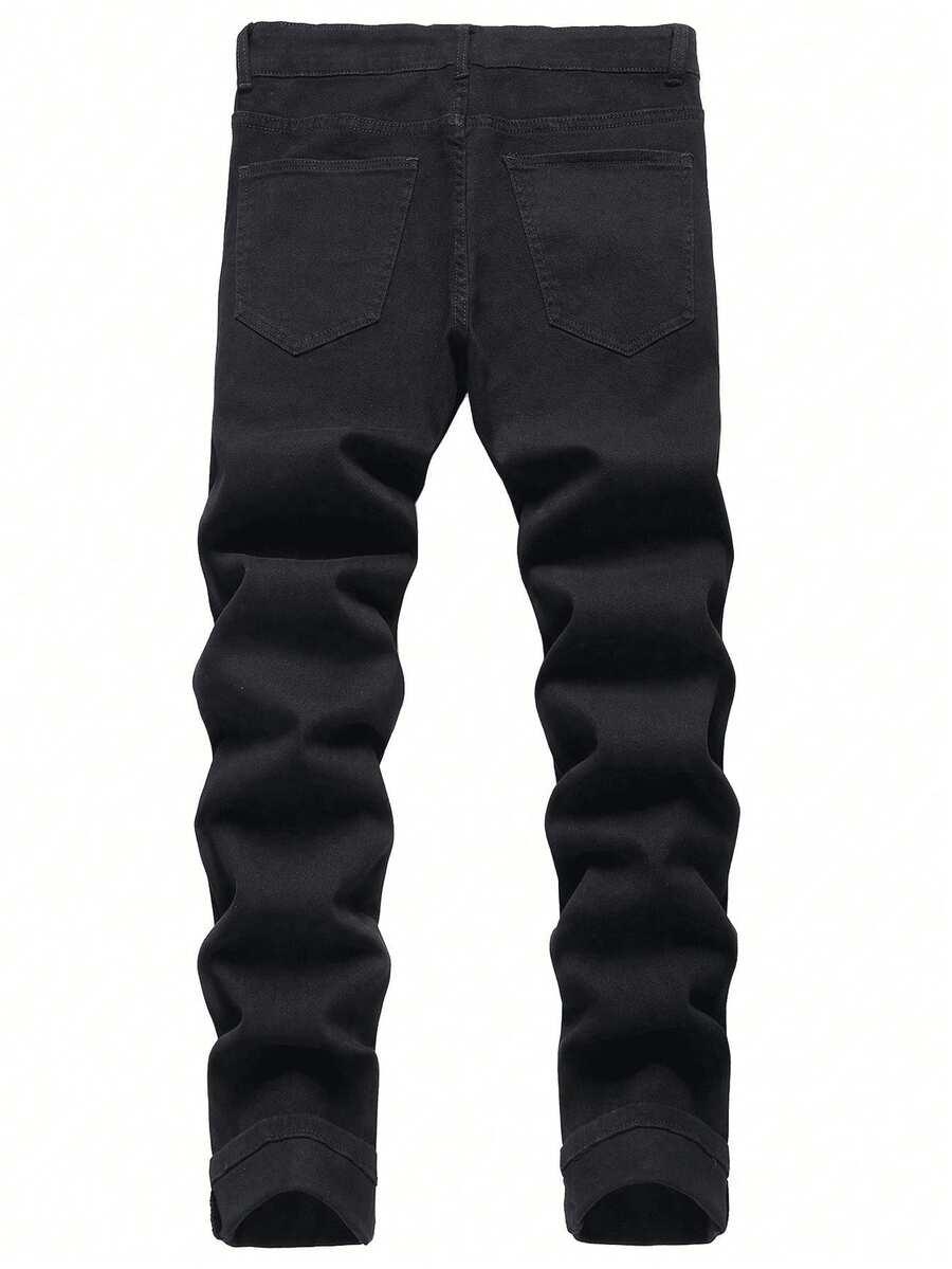 SHEIN CZARNE SPODNIE JEANS S06__W34