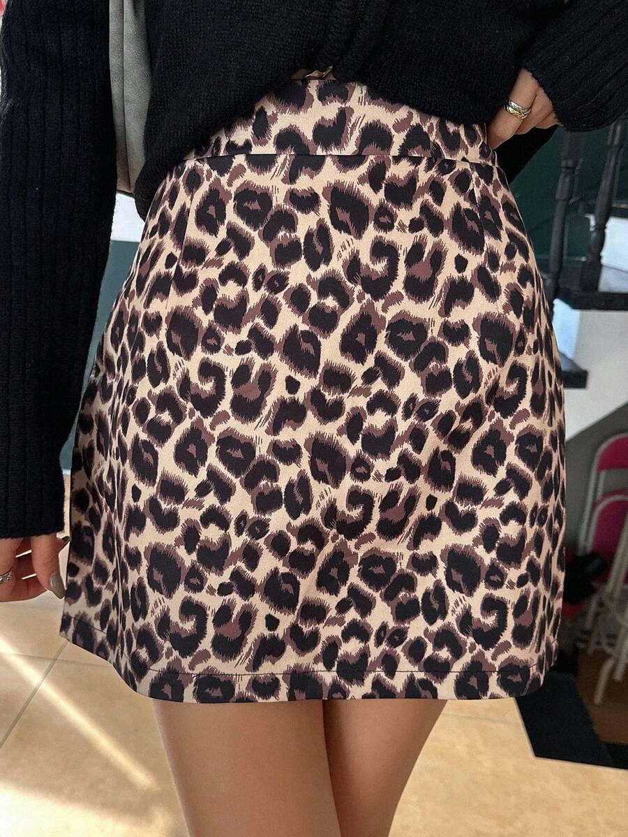 DAZY SPÓDNICA ANIMAL PRINT S06__XL