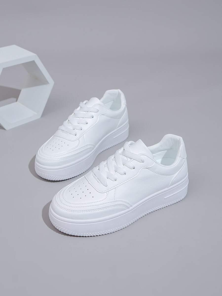 SHEIN BIAŁE SPORTOWE BUTY S06__38
