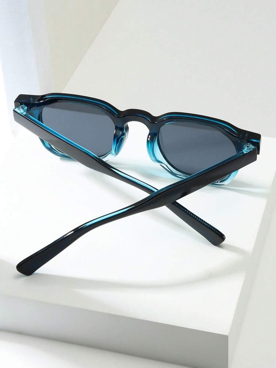 SHEIN NIEBIESKIE OKULARY PRZECIWSŁONECZNE S07