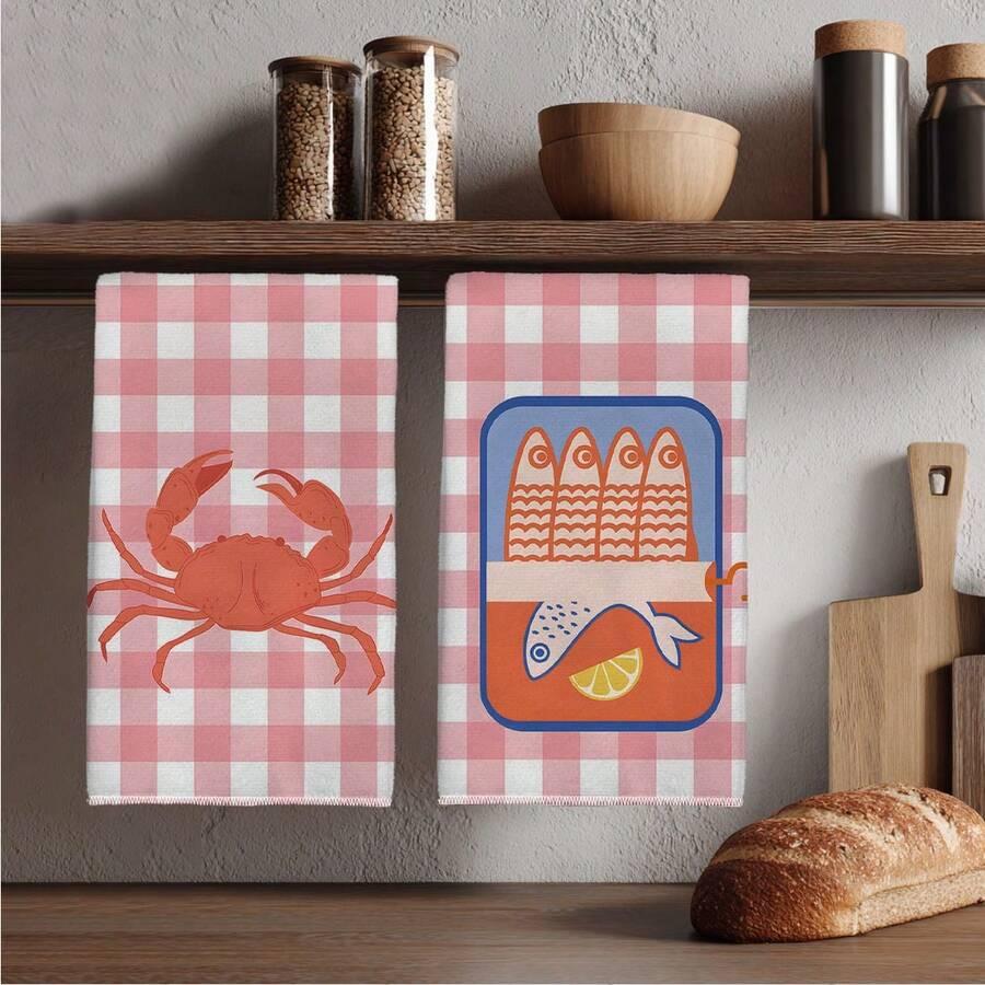 SHEIN RĘCZNIK KUCHENNY 2-PACK S07__40X60CM