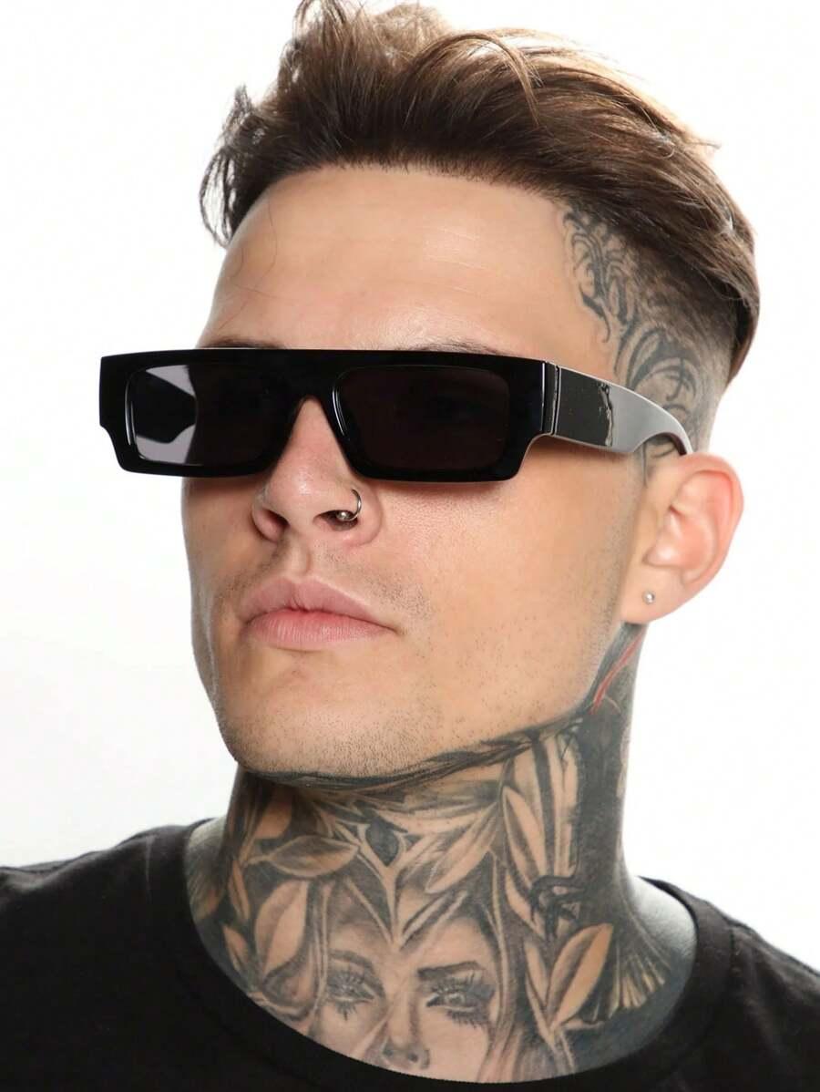 SHEIN CZARNE OKULARY PRZECIWSŁONECZNE S07