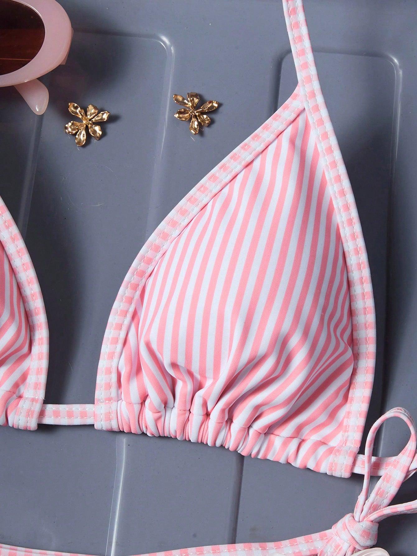 SHEIN DWUCZĘŚCIOWY STRÓJ KĄPIELOWY S09__M
