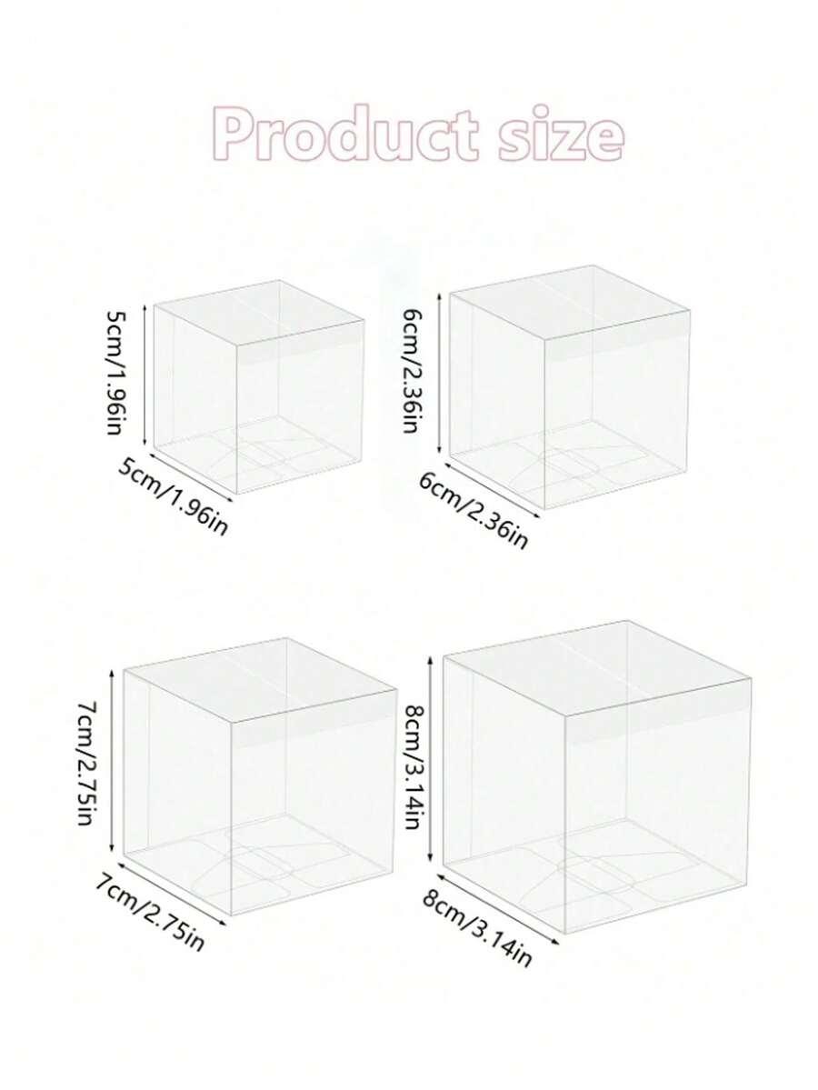 SHEIN PRZEZROCZYSTE PUDEŁKA PREZENTOWE 50-PACK S07__10X10