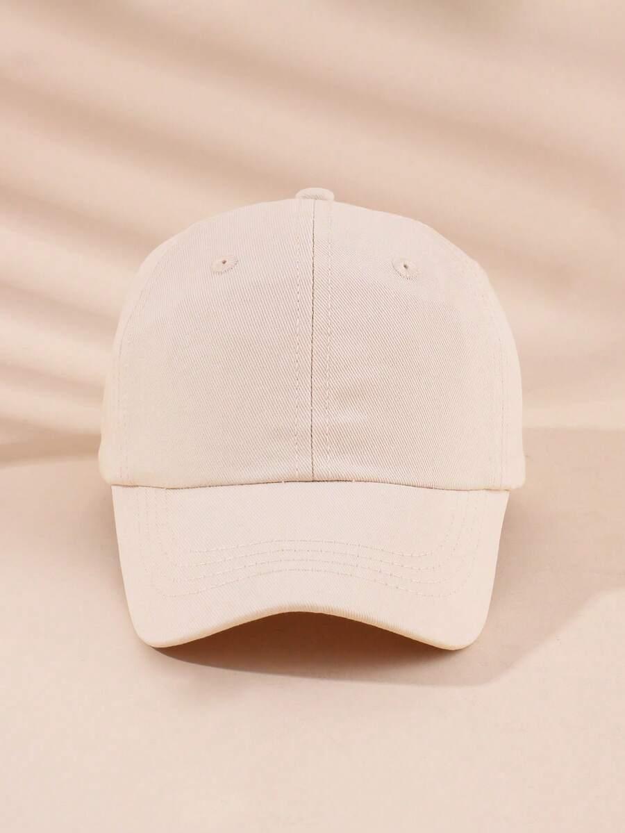 SHEIN BEŻOWA CZAPKA Z DASZKIEM S07__52