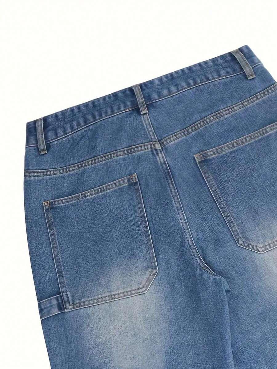SHEIN NIEBIESKIE SPODENKI JEANS S06__S