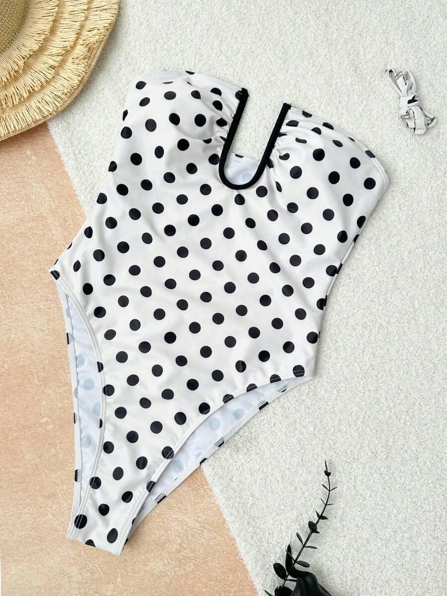 SHEIN JEDNOCZĘŚCIOWY STRÓJ KĄPIELOWY S09__S