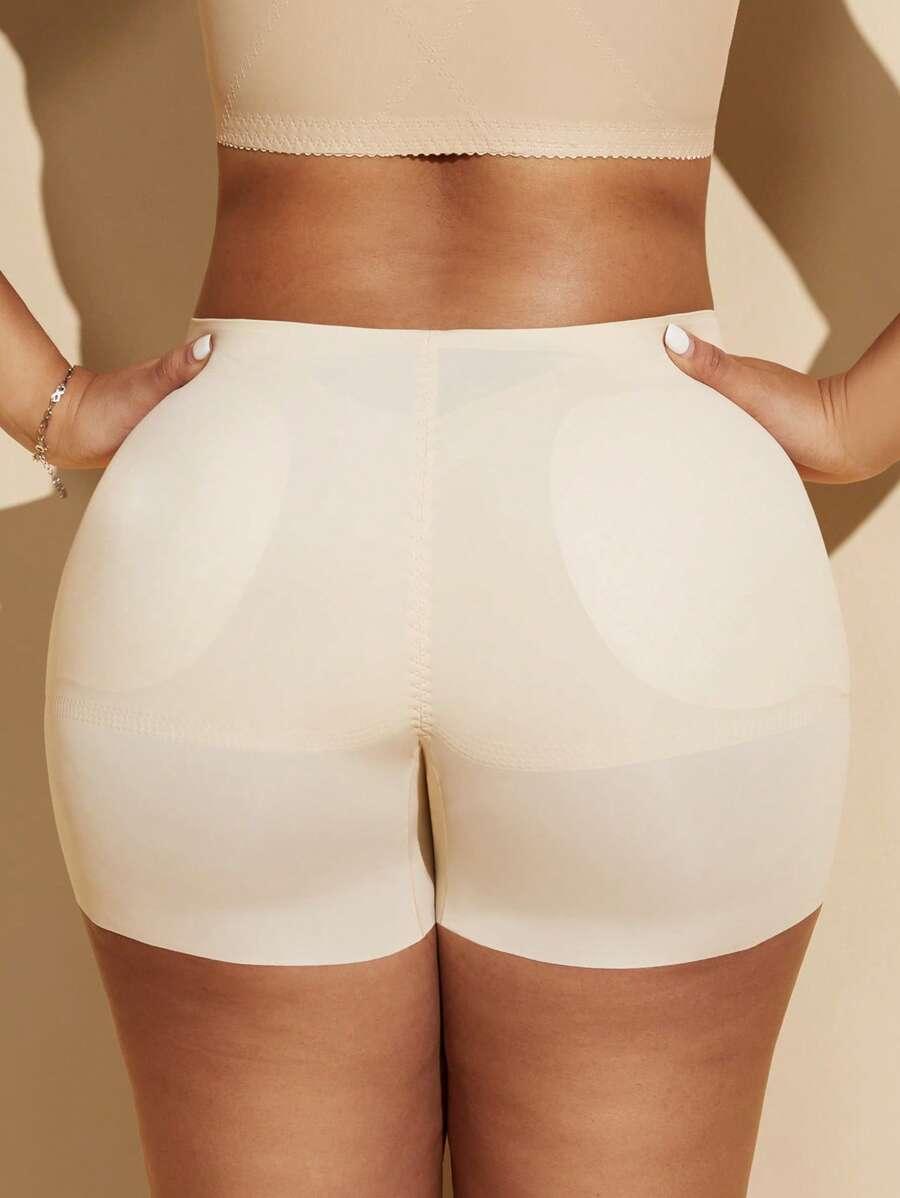 SHEIN BEŻOWE MODELUJĄCE SPODENKI S06__S