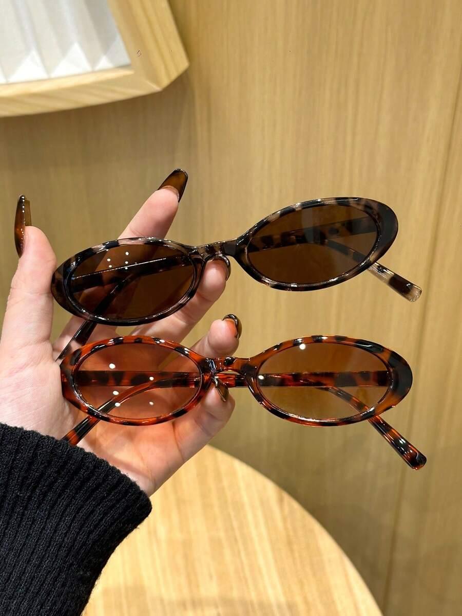 SHEIN OKULARY ANIMAL PRINT