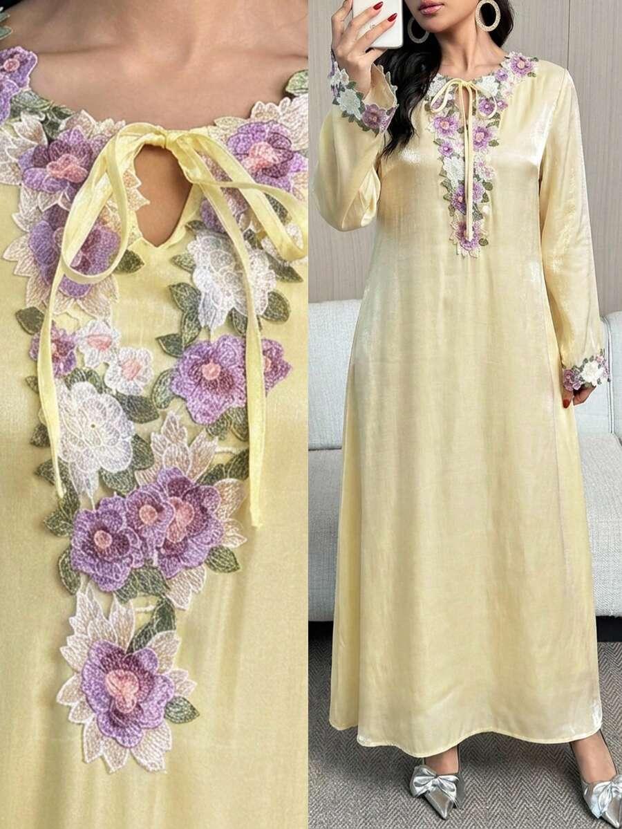 YASMYNA ŻÓŁTA MAXI SUKIENKA S06__M