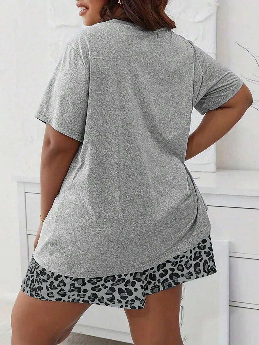 SHEIN BLUZKA SPODENKI KOMPLET PIŻAMA S06__52