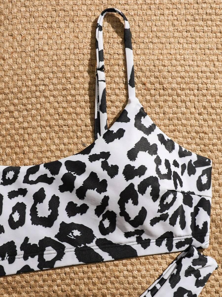 SHEIN GÓRA OD BIKINI ANIMAL PRINT S09__S