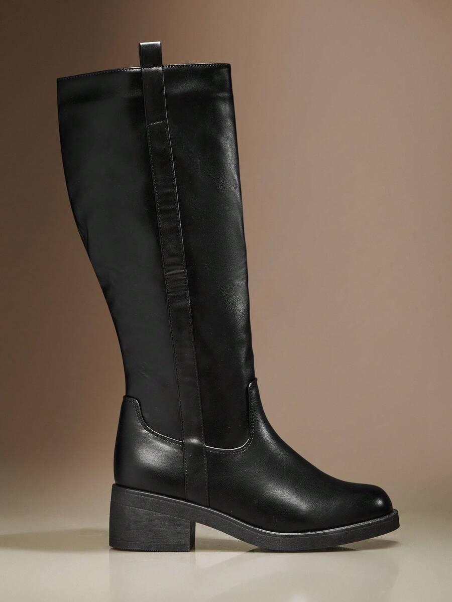 SHEIN CZARNE KOZAKI ZAMEK W01__41