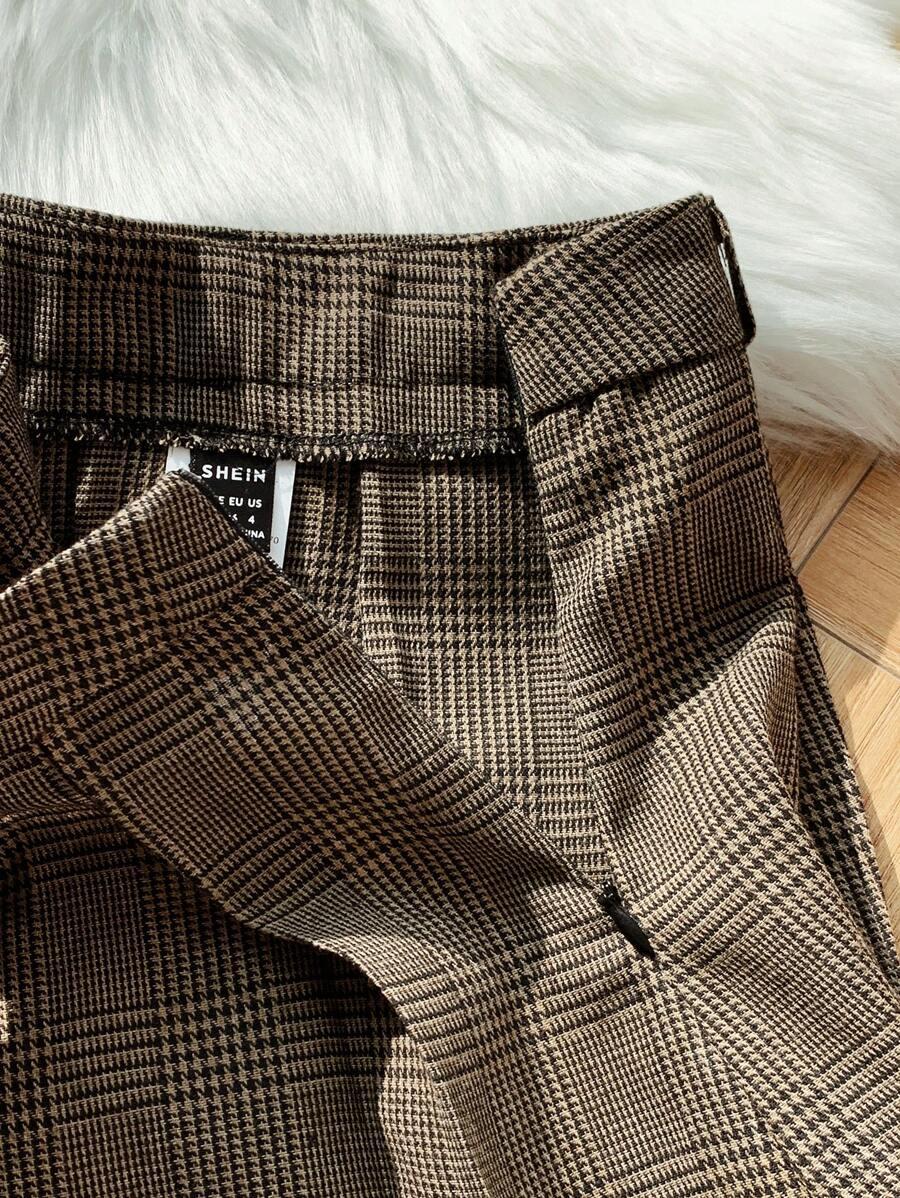 SHEIN MINI SPÓDNICA W KRATKĘ S06__XS