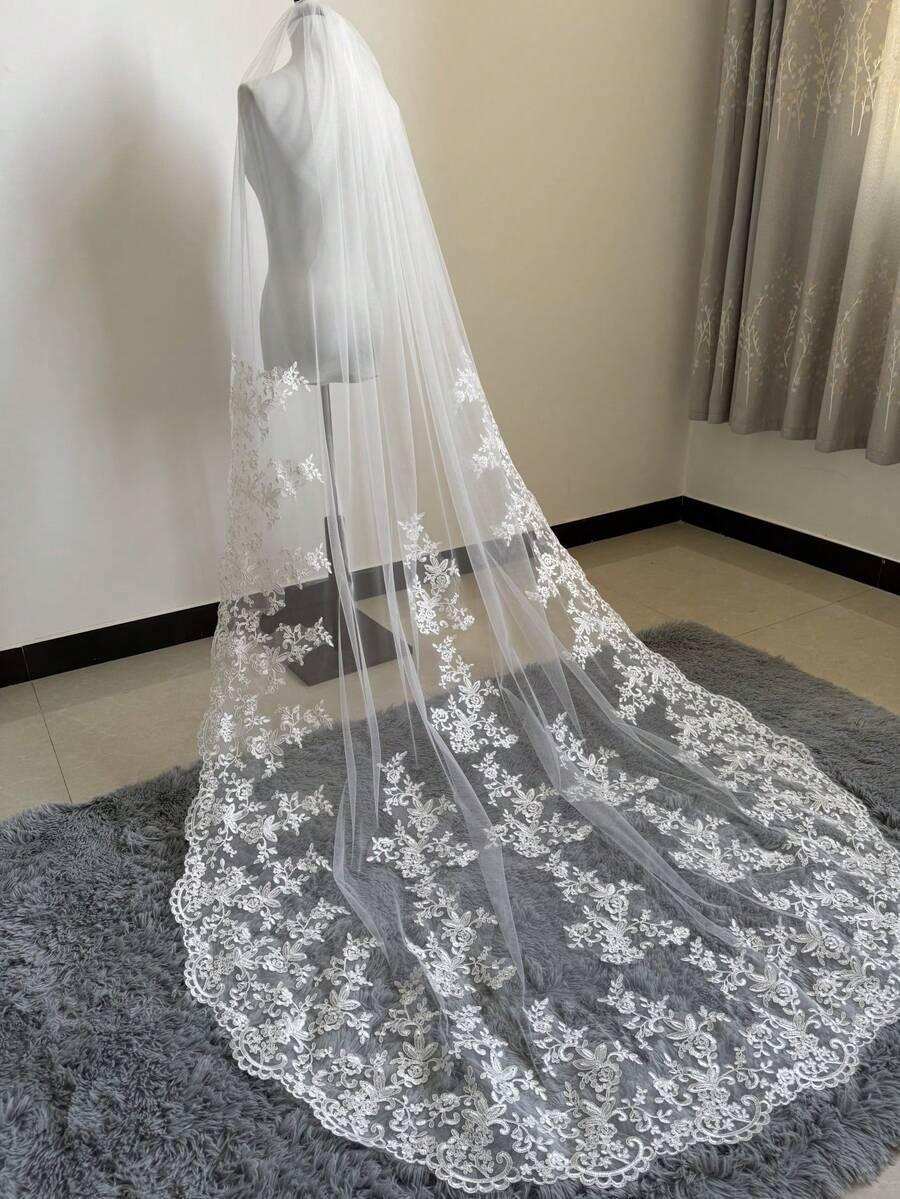 SHEIN BIAŁY WELON ZDOBIENIE S07__160X230CM